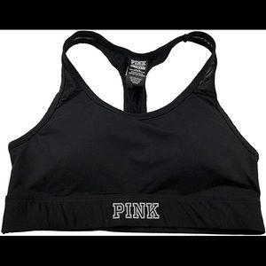 Black Pink Victoria Secret ULTIMATE Sports Bra.
